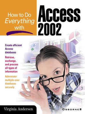 cover image of How to Do Everything with Access 2002
